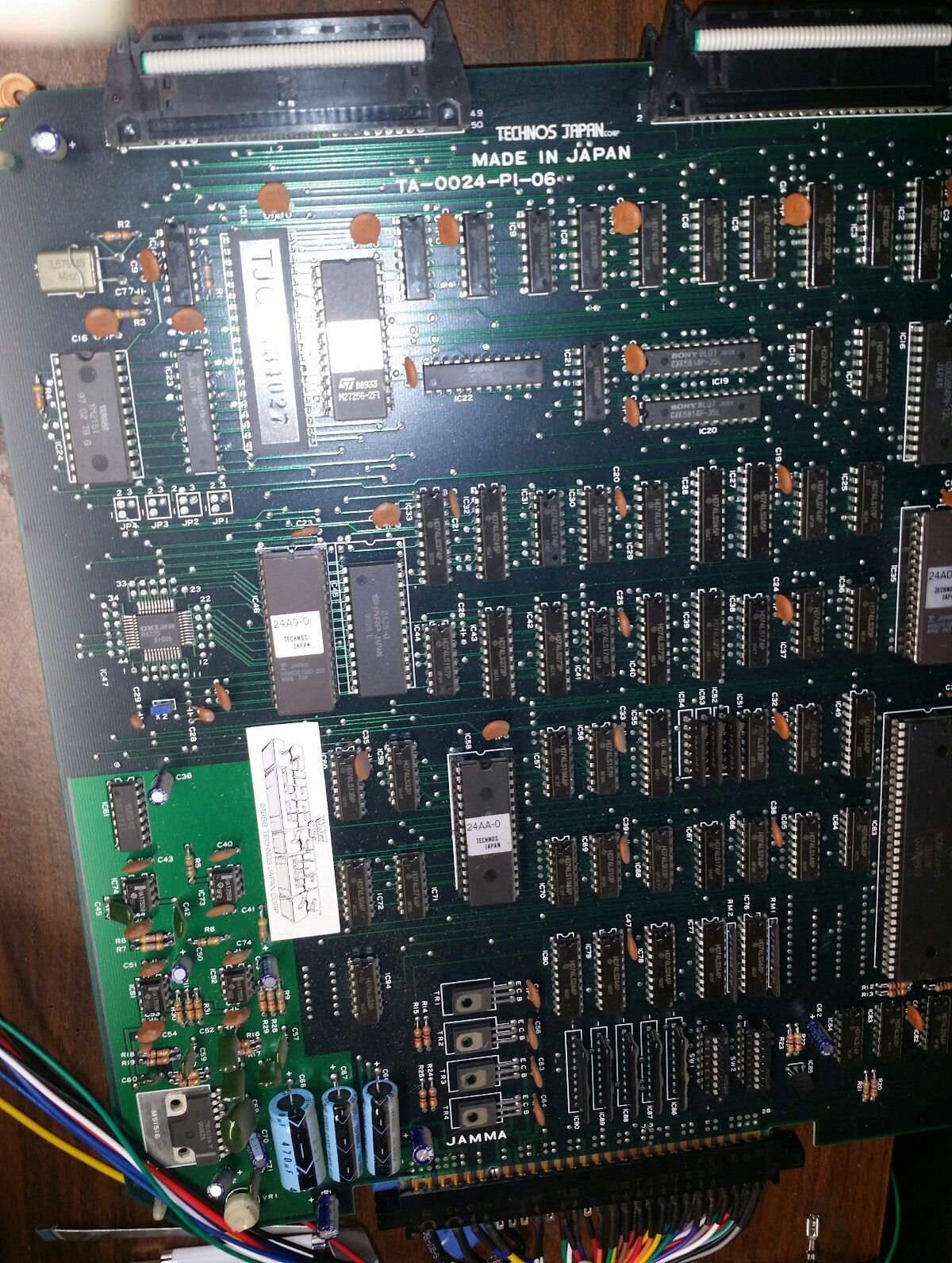 wwf superstars arcade pcb working with sound jamma