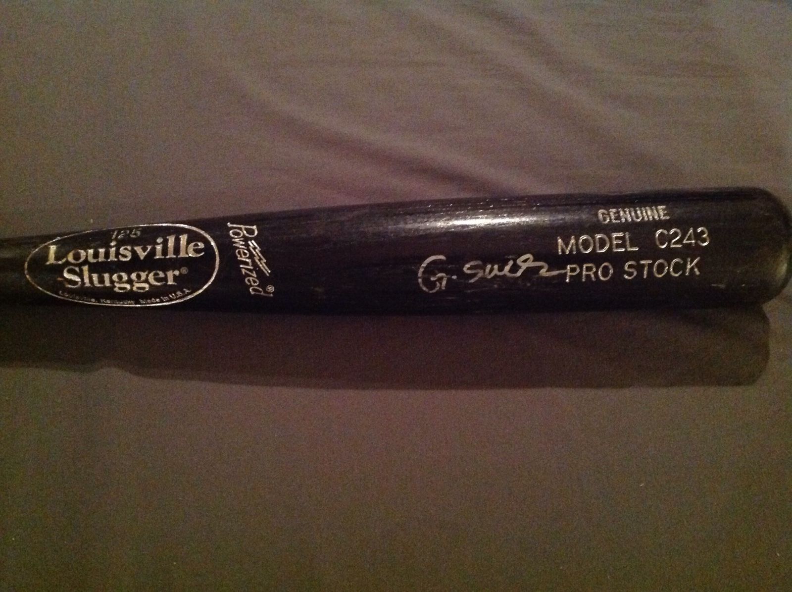 Gary Sanchez Game Used Signed Bat NOT CRACKED