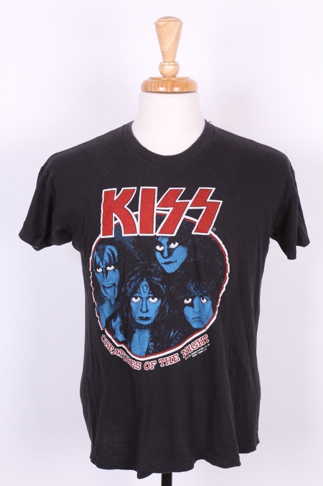 VTG 80S KISS “CREATURES OF THE NIGHT” ROCK TOUR T SHIRT MENS XL