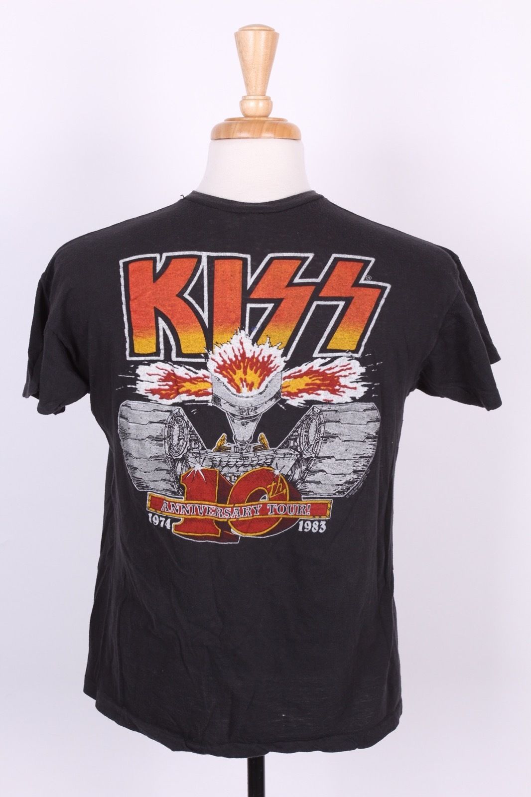 VTG 80S KISS “CREATURES OF THE NIGHT” ROCK TOUR T SHIRT MENS XL