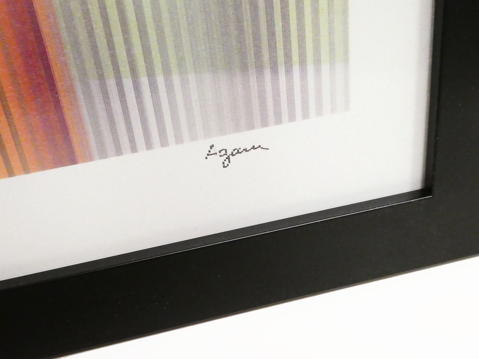 Yaacov Agam Agamograph Time From The Mobility Framed Signed 42/99