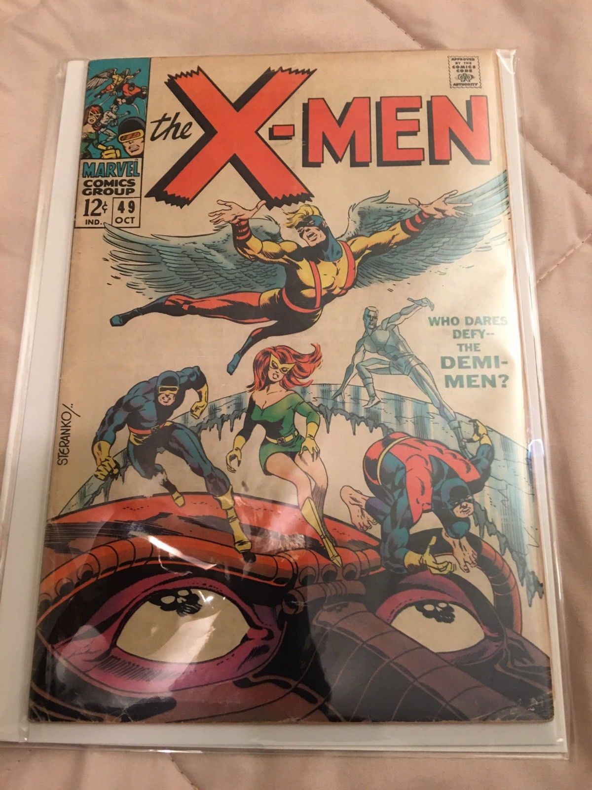 Uncanny X-Men #49 Silver Age Marvel 1968 1st Appearance of Polaris and Mesmero