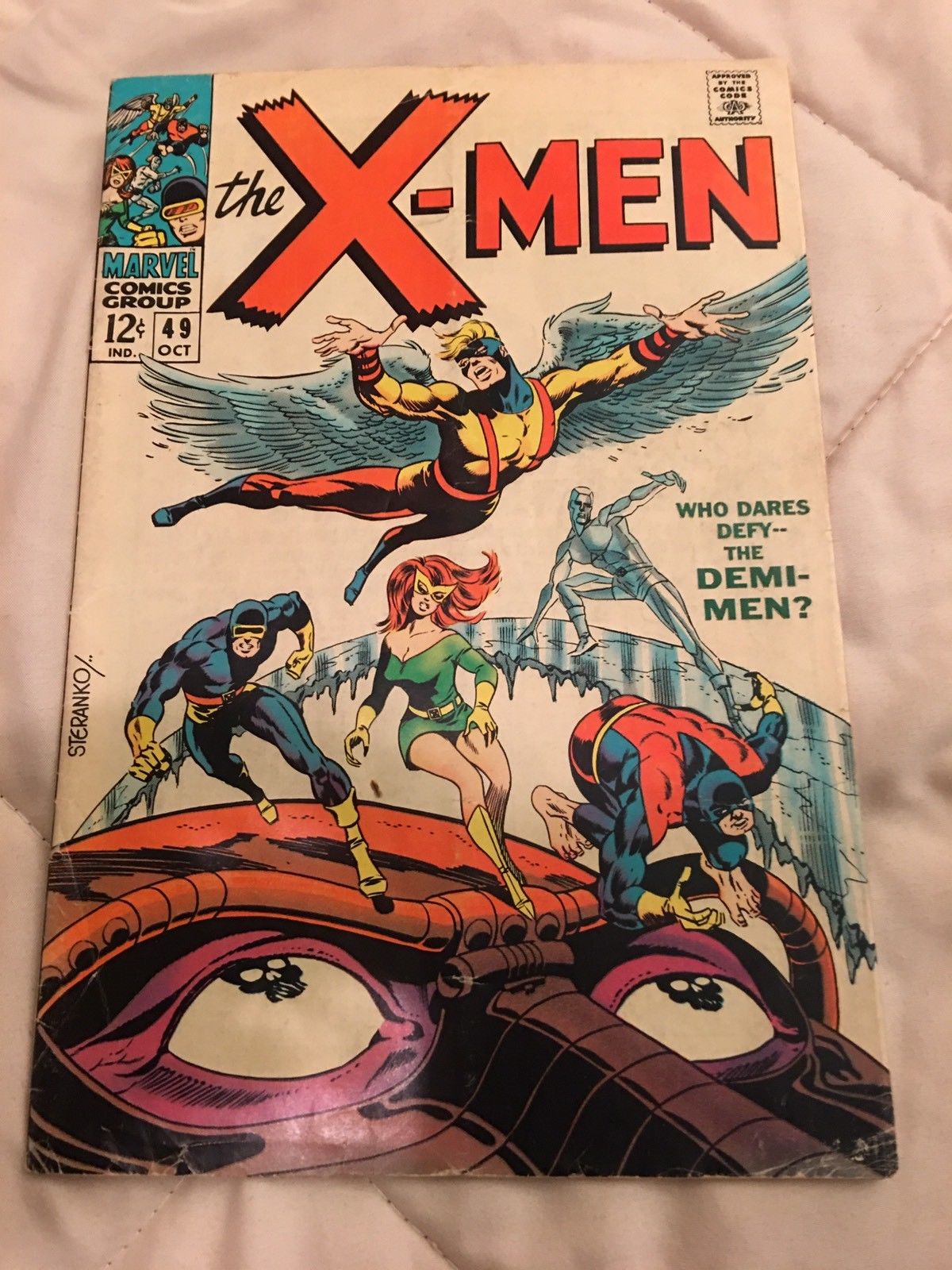 Uncanny X-Men #49 Silver Age Marvel 1968 1st Appearance of Polaris and Mesmero