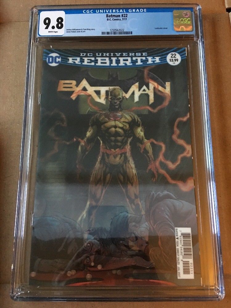 BATMAN #22 (2017) CGC 9.8 (NM+/M) 1st Print Lenticular Cover