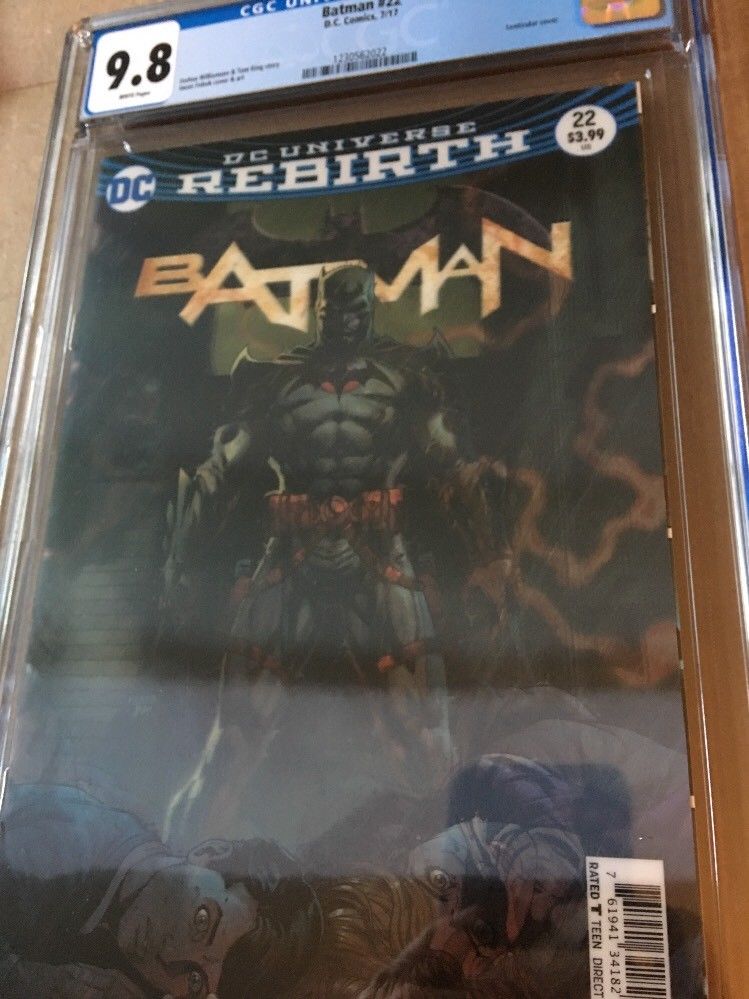 BATMAN #22 (2017) CGC 9.8 (NM+/M) 1st Print Lenticular Cover