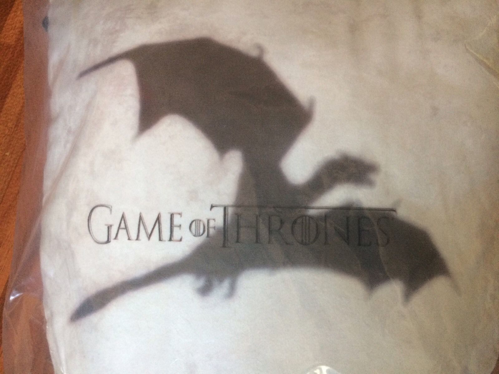 Game Of Thrones SDCC 2013 Exclusive Dragon Pillow Logo Daenarys New Very Rare