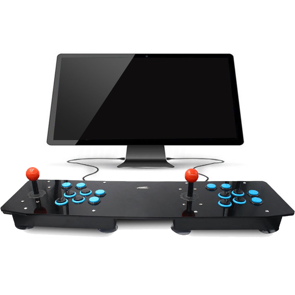 Double Arcade Stick Video Game Joystick Controller Arcade Console For PC USB