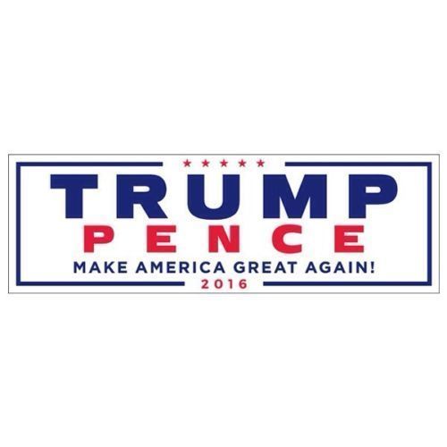 10 PCS Donald Trump for President Make America Great Again Bumper Sticker