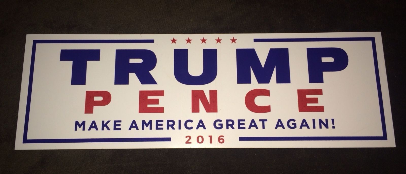 10 PCS Donald Trump for President Make America Great Again Bumper Sticker