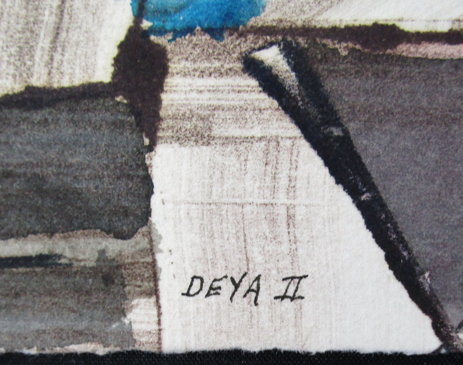 ARTHUR SECUNDA, Original Mixed Media, Deya II, Signed RARE