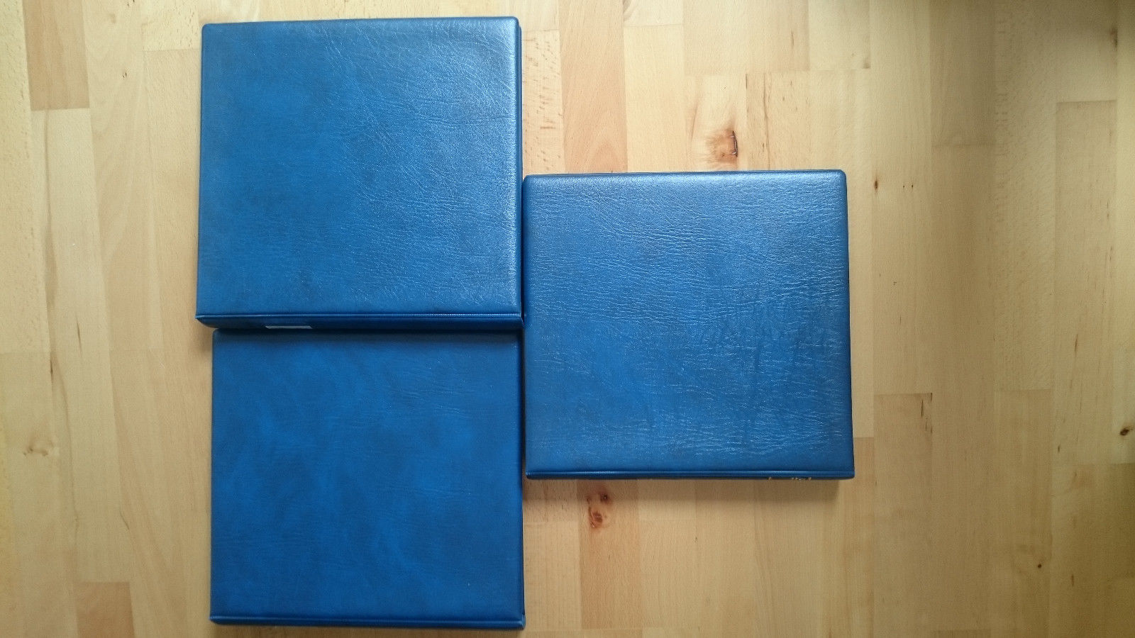 Lindner Ring Binder 3 Piece Blue Grained 18 Ring