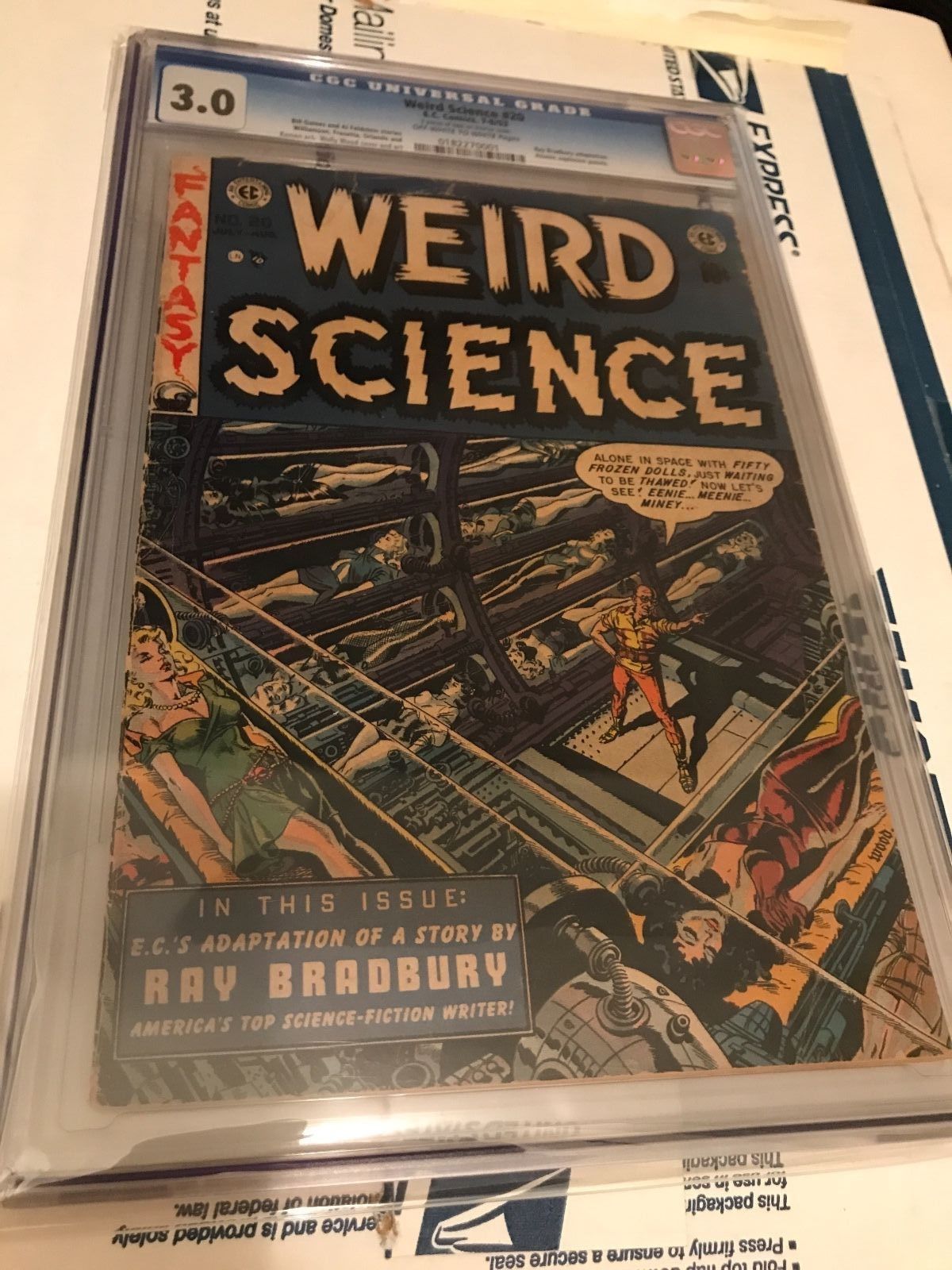 EC COMICS WEIRD SCIENCE #20 CGC 3.0 Wally Wood Classic Cover Art GREAT DEAL!