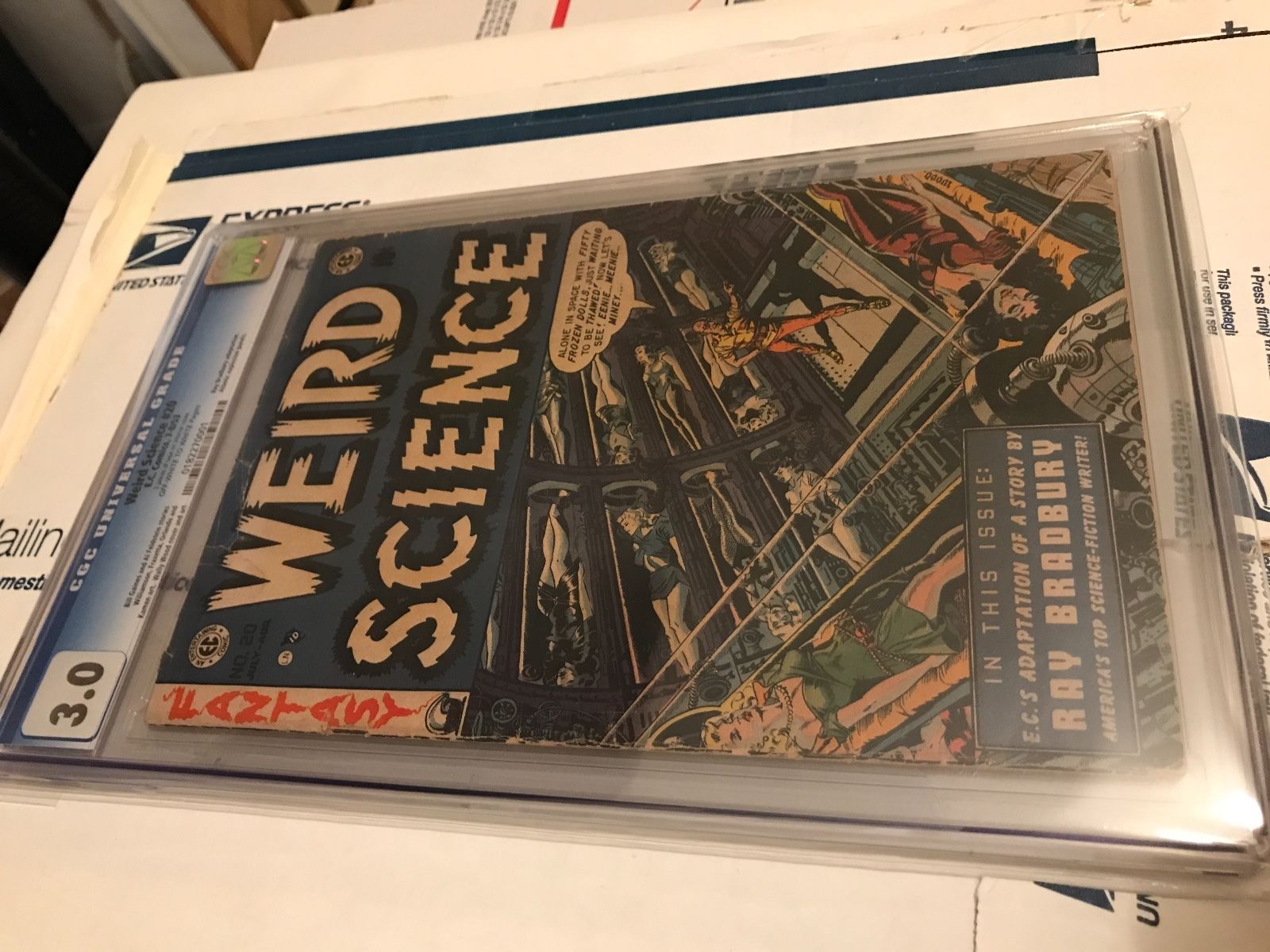 EC COMICS WEIRD SCIENCE #20 CGC 3.0 Wally Wood Classic Cover Art GREAT DEAL!