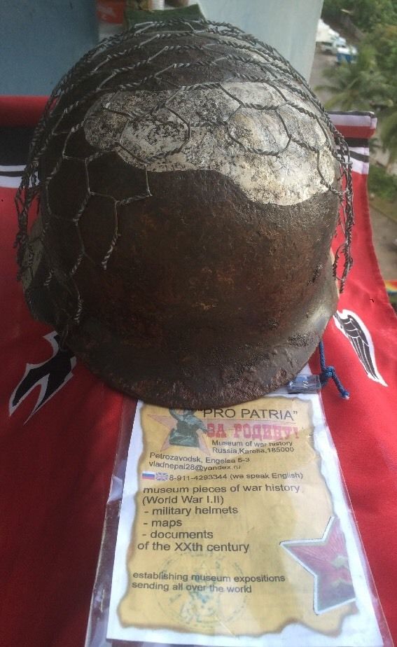 Original Amazing Rare Quality WW 2 German M-40 Helmet with Liner and Certificate