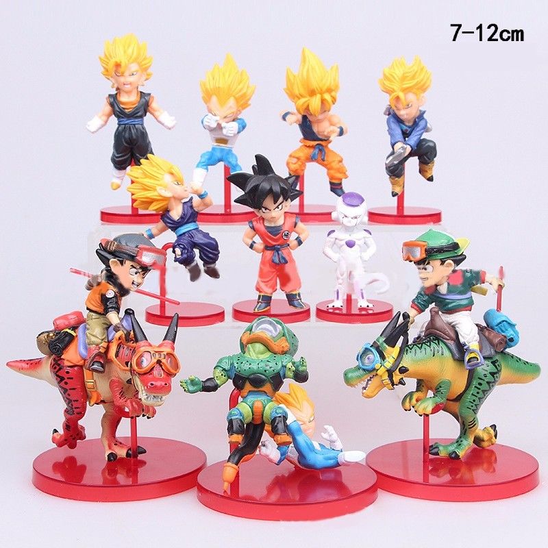 10pcs DBZ Dragon Ball Z Mini Figures Super Saiyan Toys Set Collection Gift