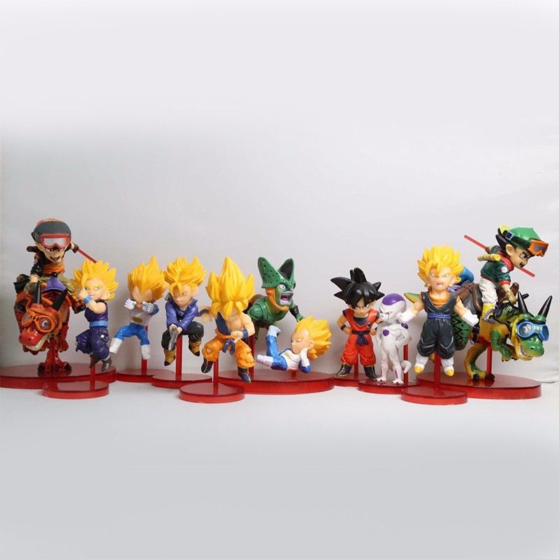 10pcs DBZ Dragon Ball Z Mini Figures Super Saiyan Toys Set Collection Gift