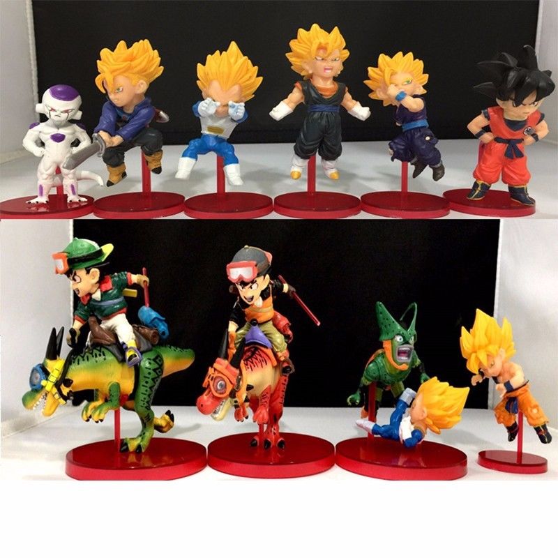 10pcs DBZ Dragon Ball Z Mini Figures Super Saiyan Toys Set Collection Gift