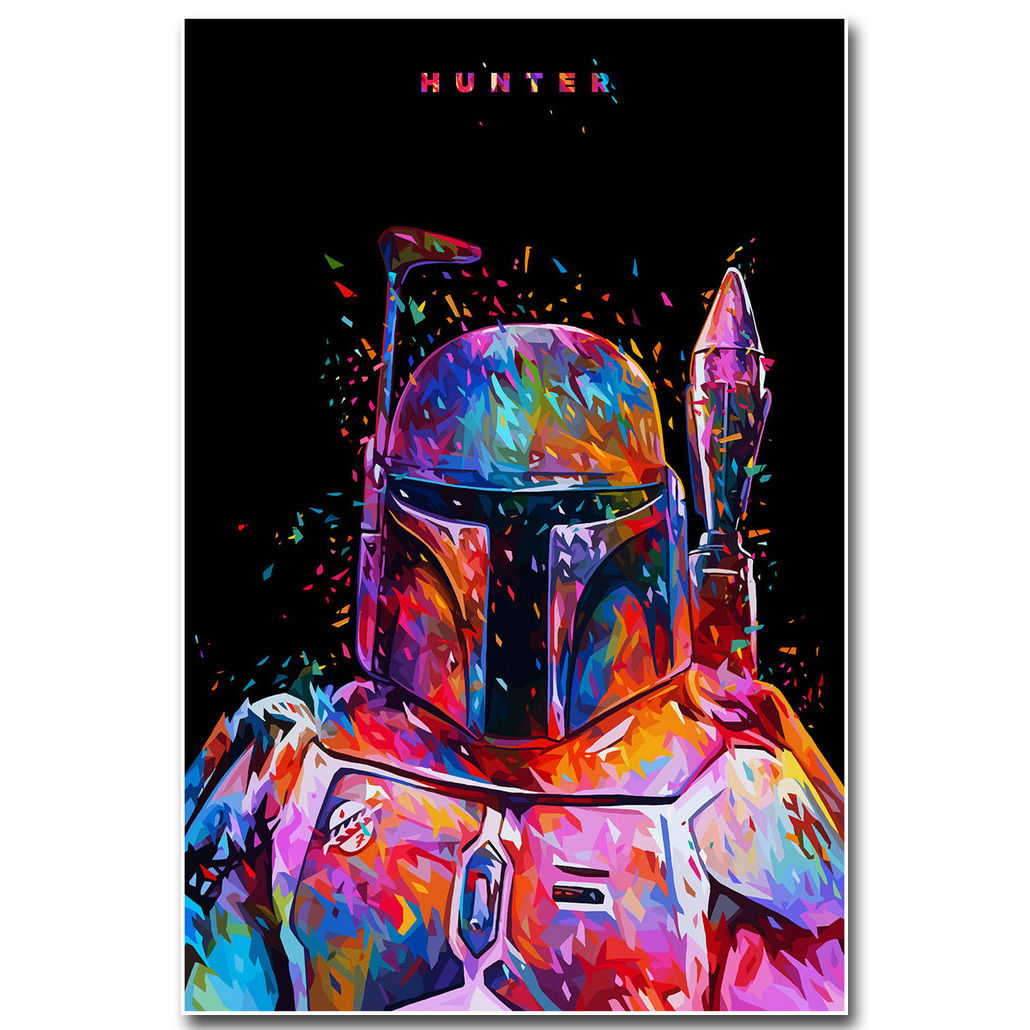 Star Wars Movie Silk Poster Art Print 12x18 24x36 inch Hunter Boba Fett