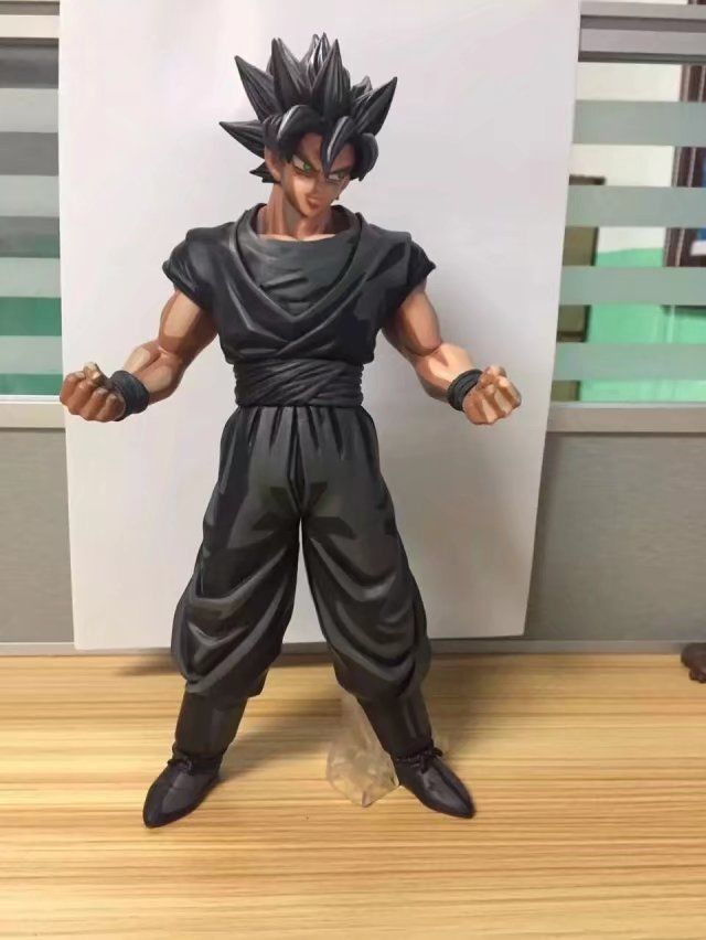 11in. Dragon Ball Z 30th Anniversary Son Goku Saiyan Chocolate Color PVC Figure