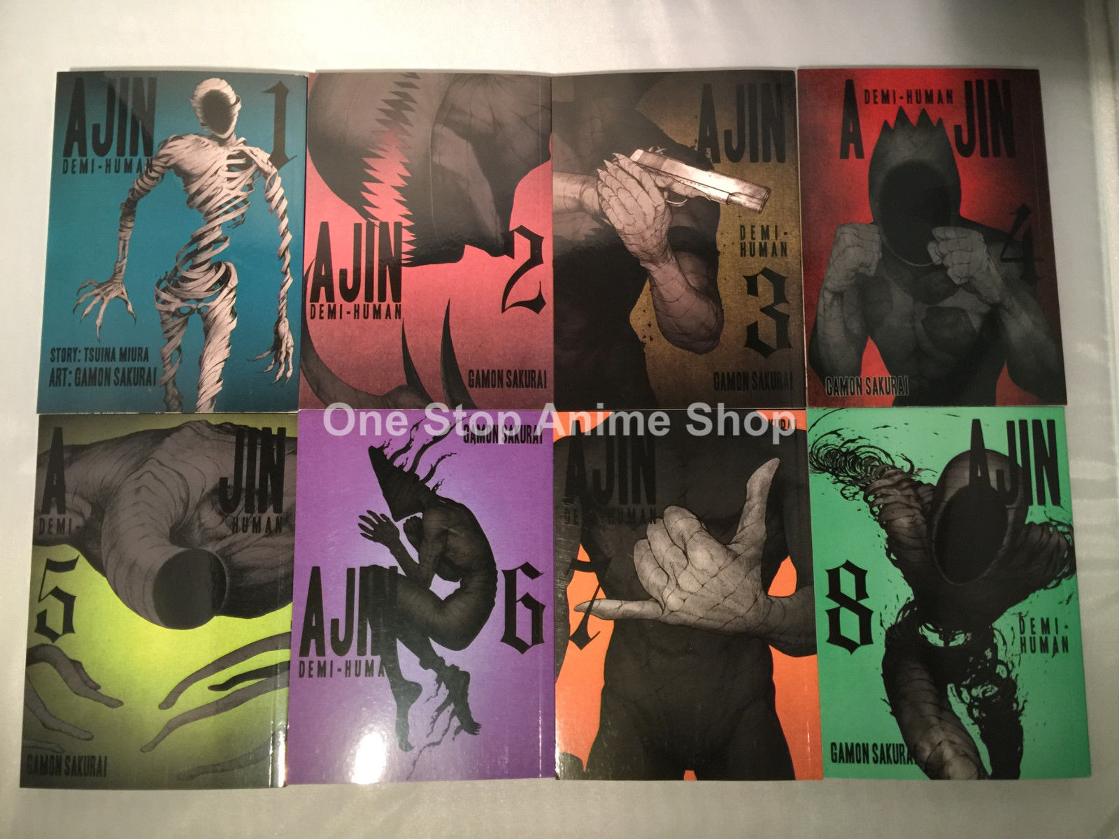 Ajin Demi-human  (v. 1 - 9) English Manga Graphic Novels Set NEW