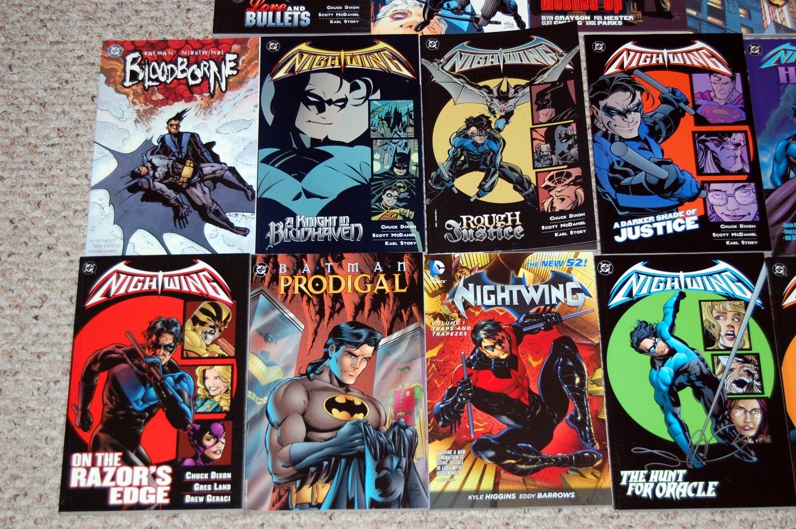 NIGHTWING Dick Grayson Oracle 17pc DC Graphic Novel TPB Comic Book Lot Batman