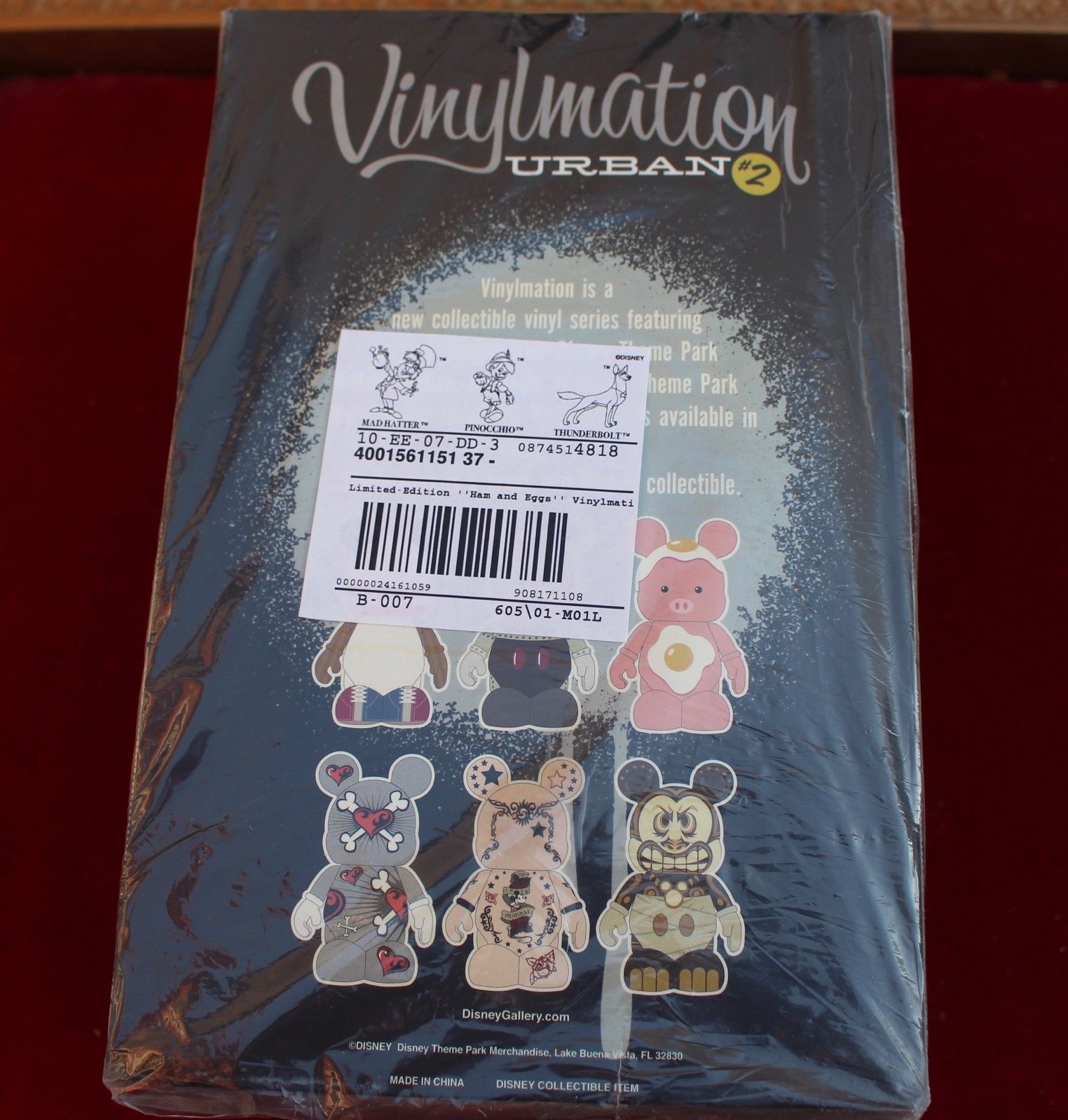 Disney Vinylmation Urban #2 Ham and Eggs Mouse Limited Edition 9” Figurine New