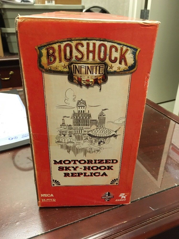 Bioshock Infinite Motorized Sky Hook Replica Factory Sealed NIB