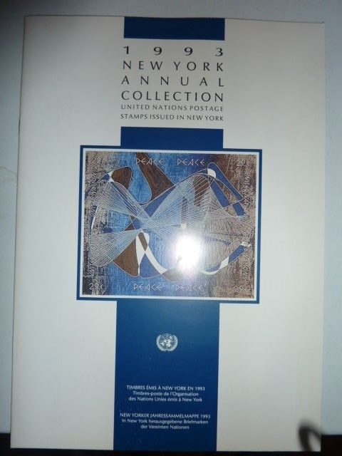 1993 United Nations New York Annual collection of Postage Stamps
