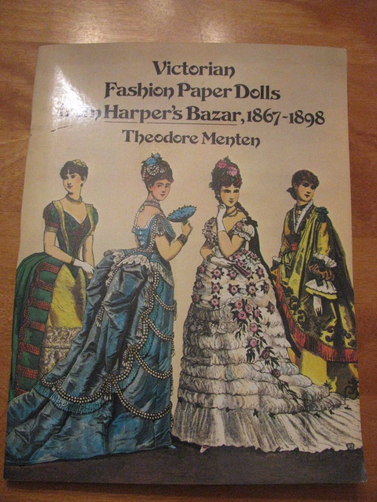 Vintage 1970 Paper Doll Book Victorian Fashion Paper Dolls ( 1867-1898 )16 Pages