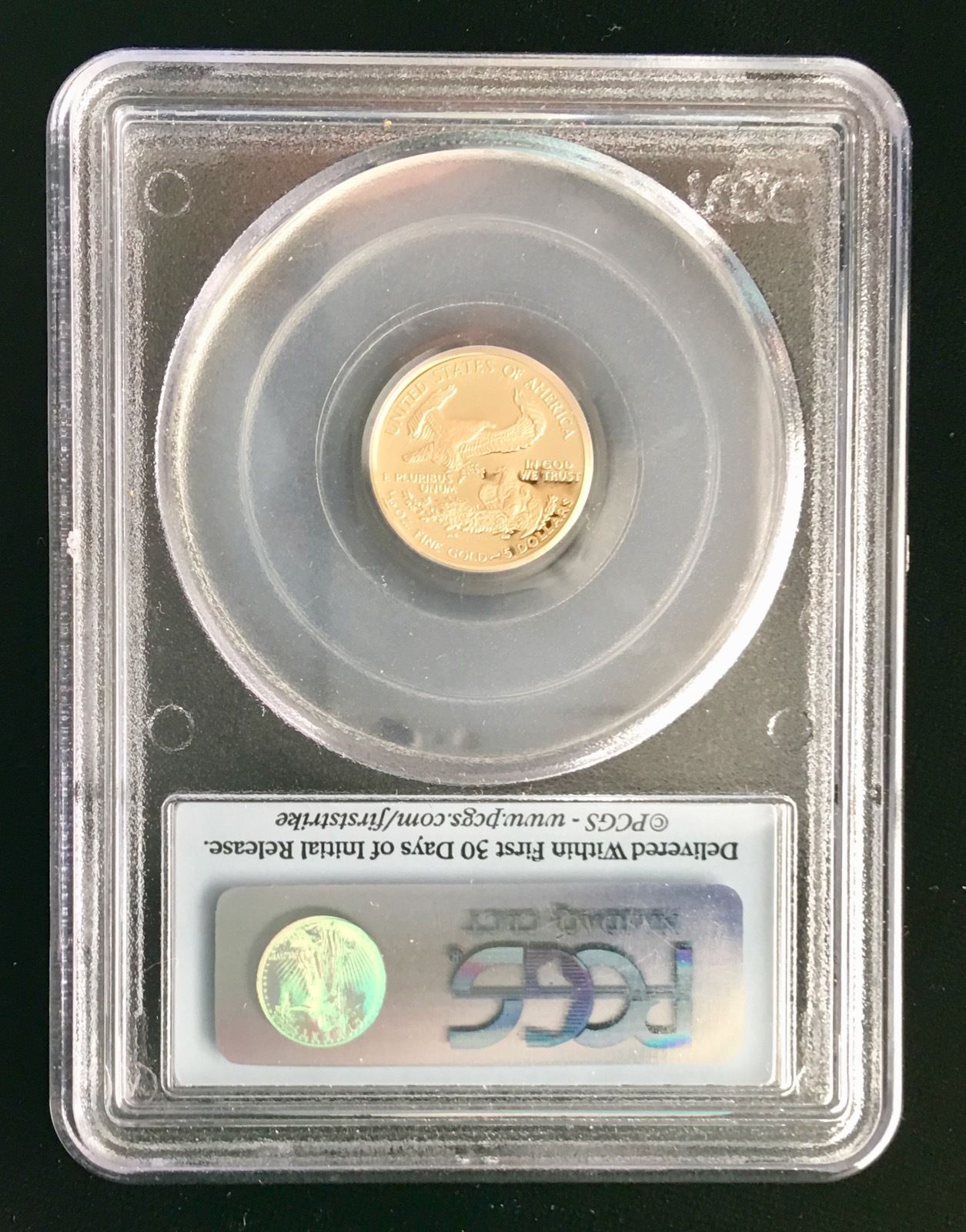 2005-W $5 FIRST STRIKE Gold Eagle PR69DCAM PCGS