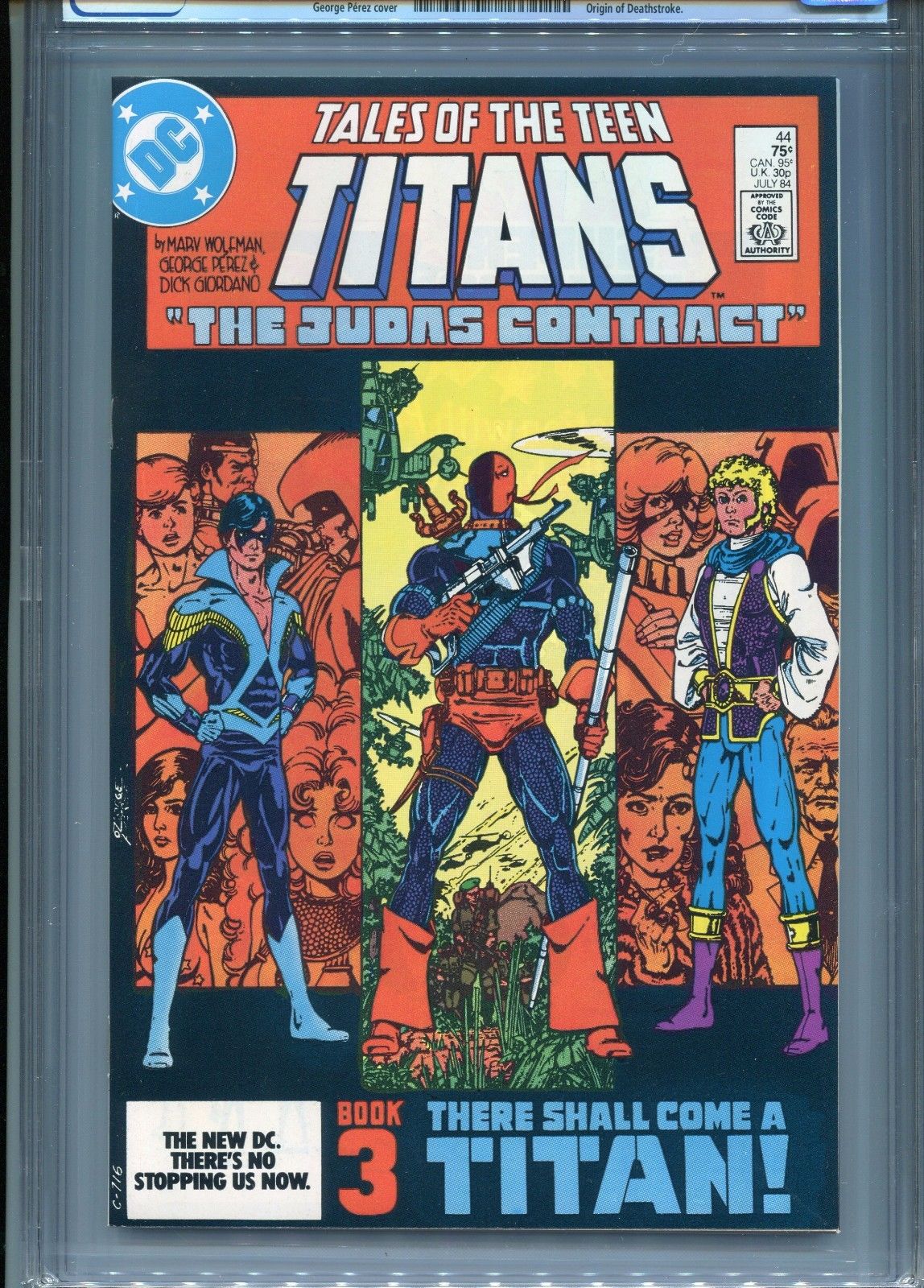 Tales of the Teen Titans #44 (1st Jericho) CGC 9.8 WP  (Nightwing)