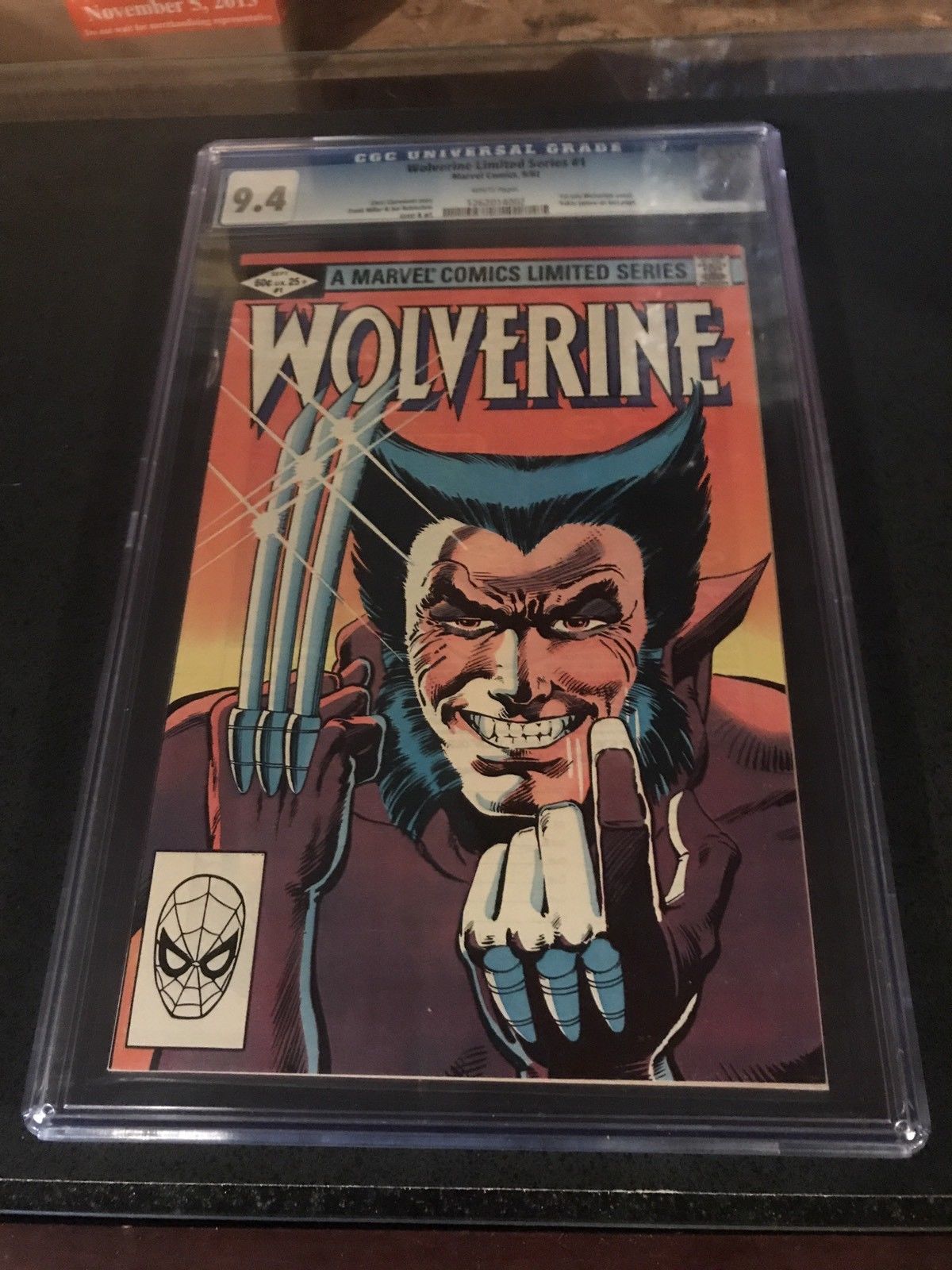 Wolverine Limited Series 1 CGC 9.4 Frank Miller 1st Solo Title Marvel