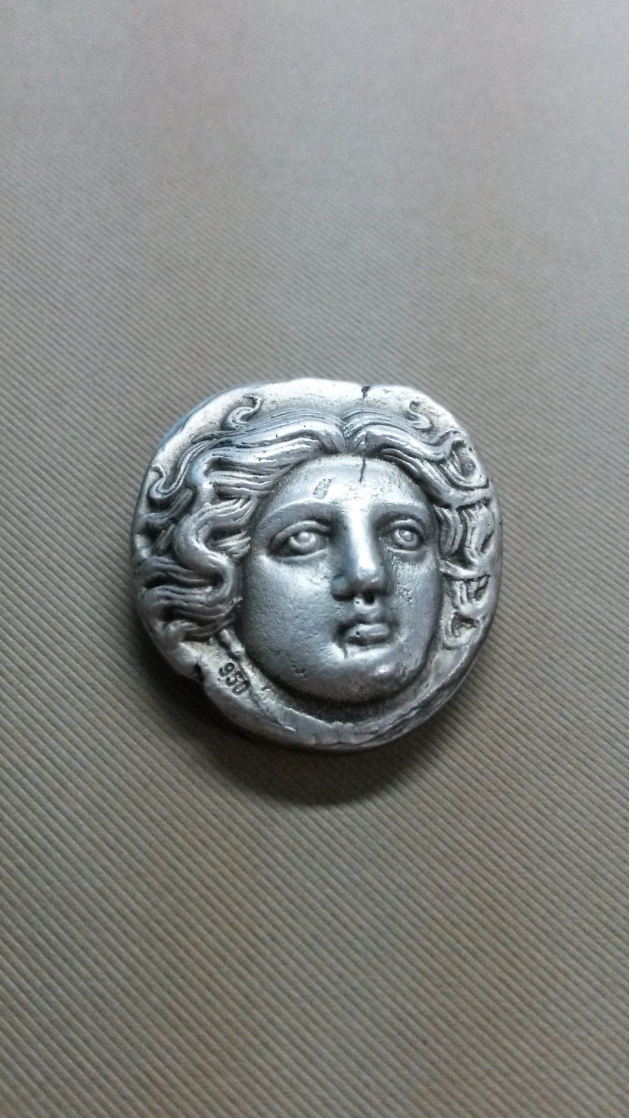 Greek Tetradrachm Rhodes Island Silver Coin