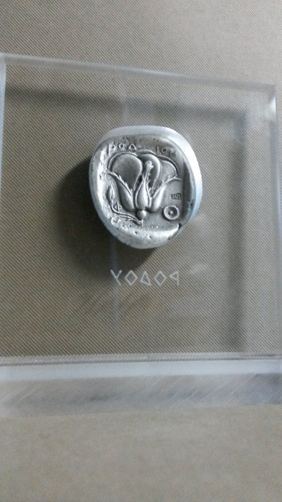 Greek Tetradrachm Rhodes Island Silver Coin