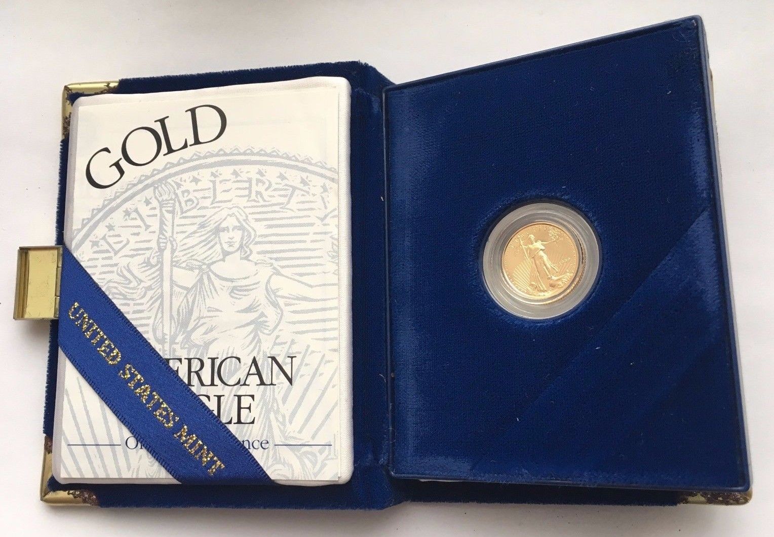 1999 GOLD PROOF AMERICAN EAGLE FIVE $5 DOLLAR ONE-TENTH OUNCE COIN