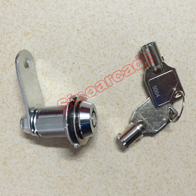 Arcade 28mm Zinc Alloy Cylinder Cam Lock with 2 Keys for Vending Machine Cabinet