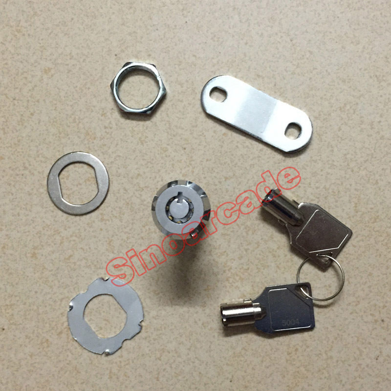 Arcade 28mm Zinc Alloy Cylinder Cam Lock with 2 Keys for Vending Machine Cabinet