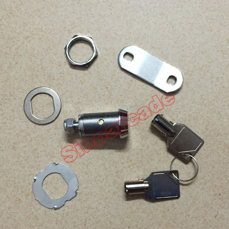 Arcade 28mm Zinc Alloy Cylinder Cam Lock with 2 Keys for Vending Machine Cabinet