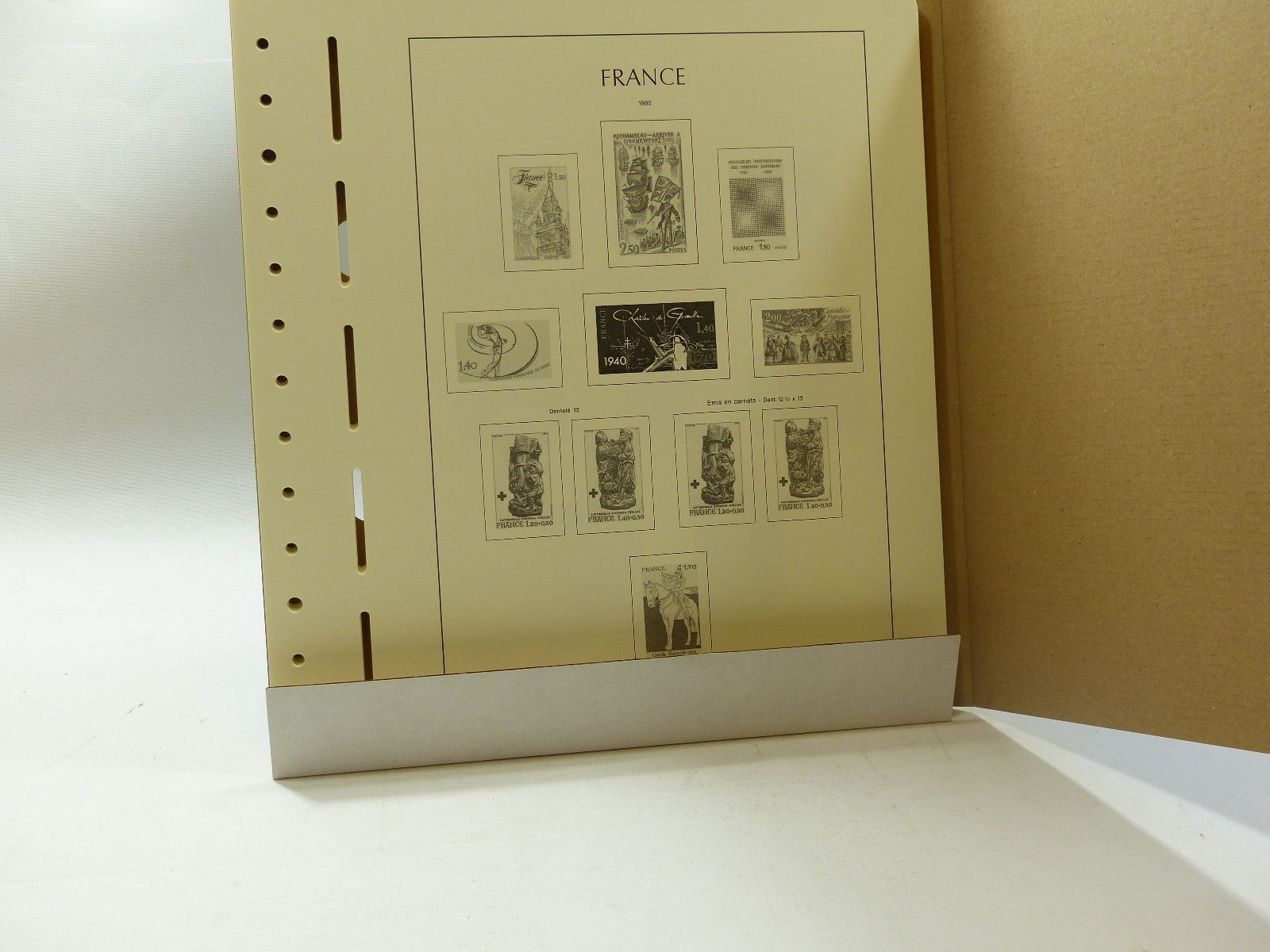 Lighthouse standard stamp album pages France 1980-1985 - new