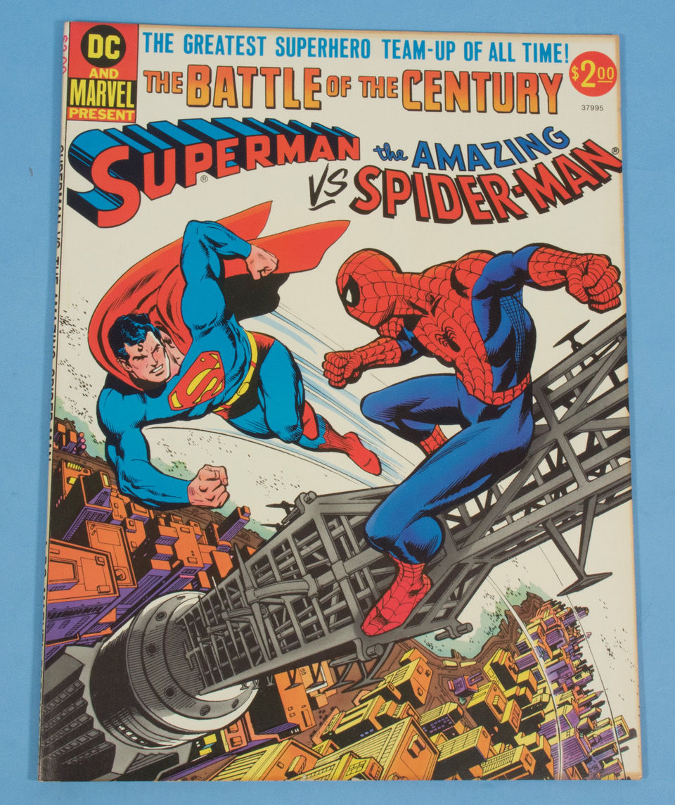 SUPERMAN VS. SPIDER-MAN Original 1976 DC/Marvel Comics Very Fine/Near Mint