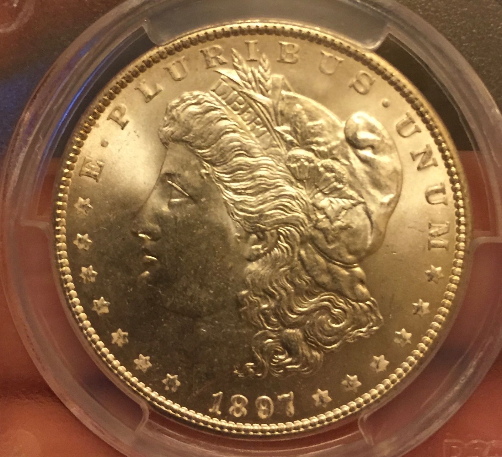 1897-P $1 Morgan Silver Dollar - PCGS MS66 - RARE Key Date!!!!