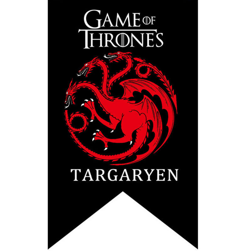 Game Of Thrones2 House Tournament Garden Decor Flag Poster Banner Fabric Toy