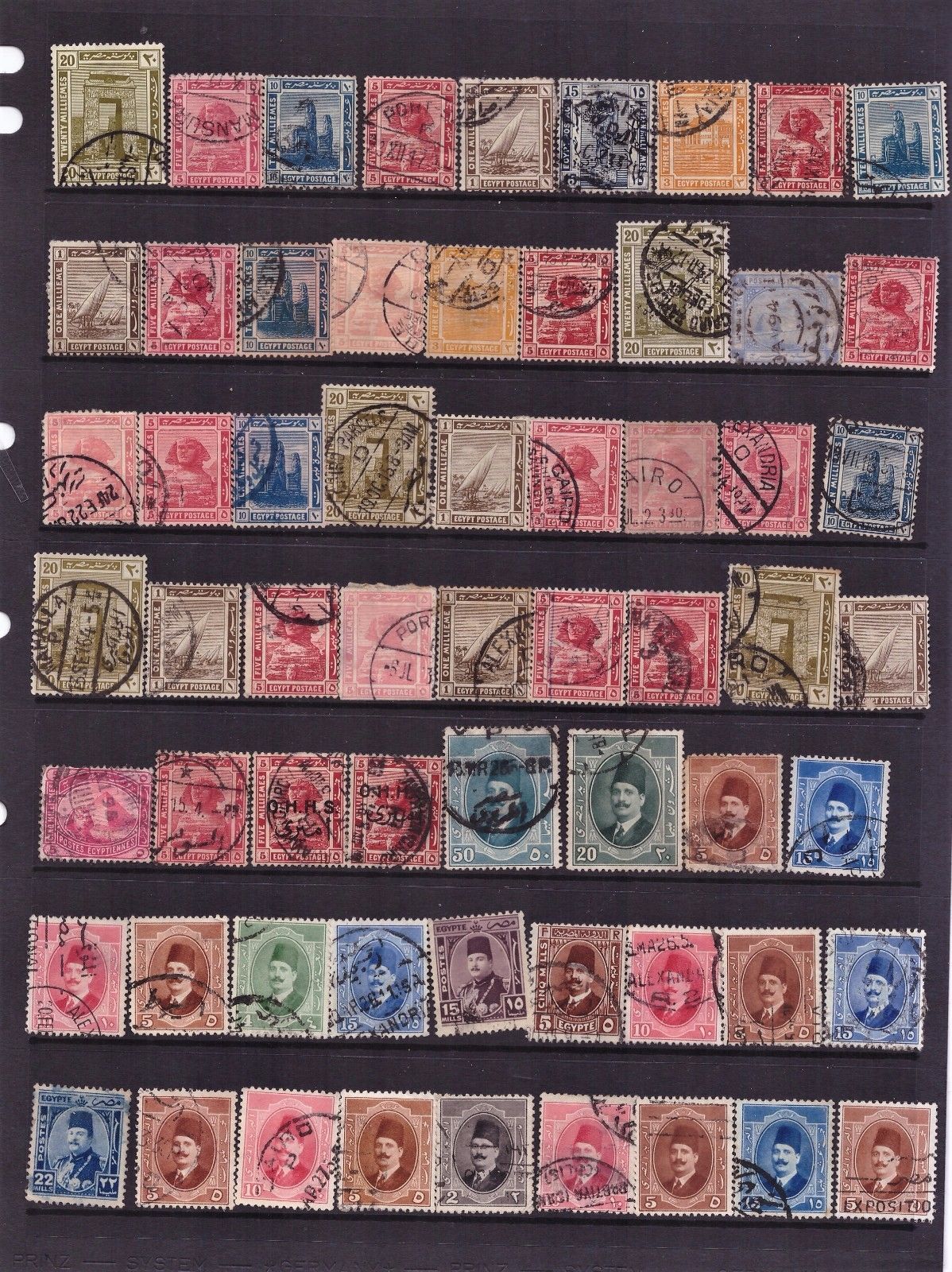 Egypt collection of stamps 862 including many early 1888 -1979 Used/mint Bargain