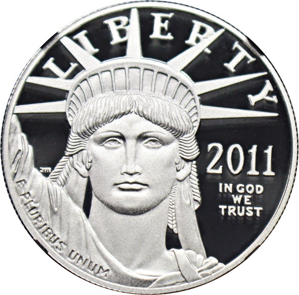 2011-W Platinum Eagle $100 NGC PR 70 UCAM - Statue Liberty 1 oz