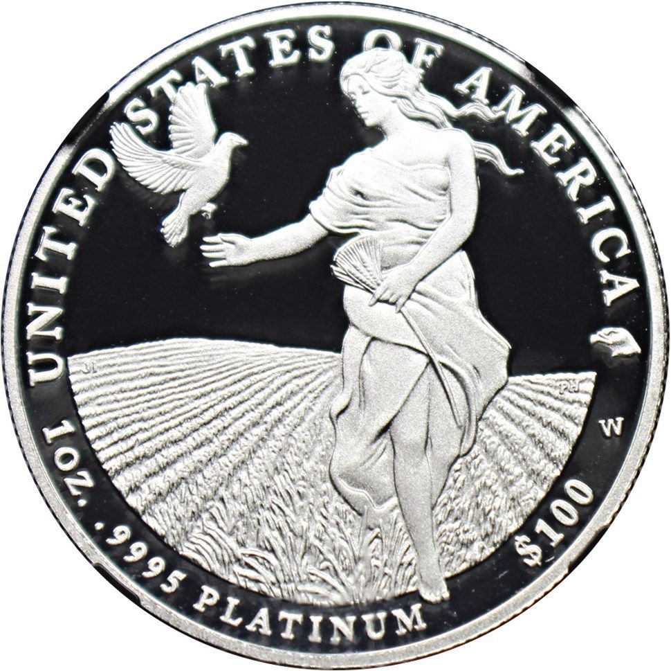 2011-W Platinum Eagle $100 NGC PR 70 UCAM - Statue Liberty 1 oz