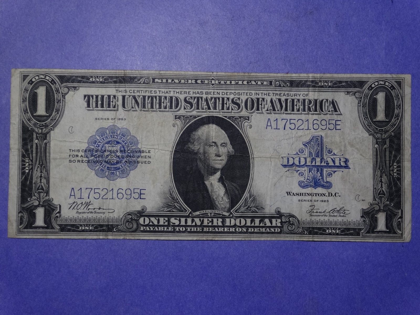 1923 Large Size Silver Certificate Fine