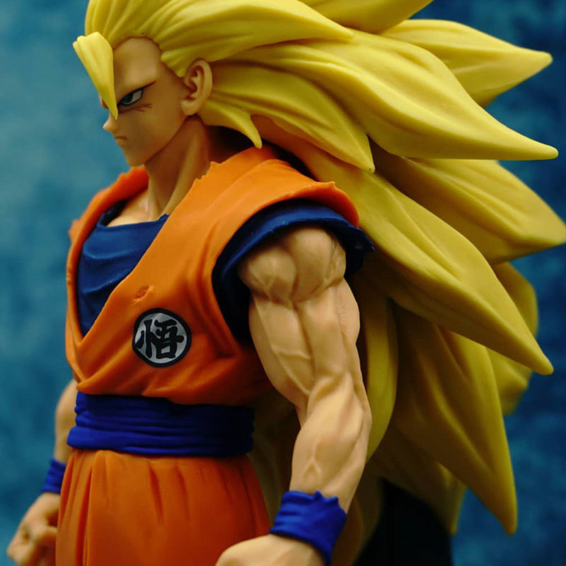 Dragonball Z Super Saiyan 3 Son Gokou Goku Action Figure Home Toy Kids