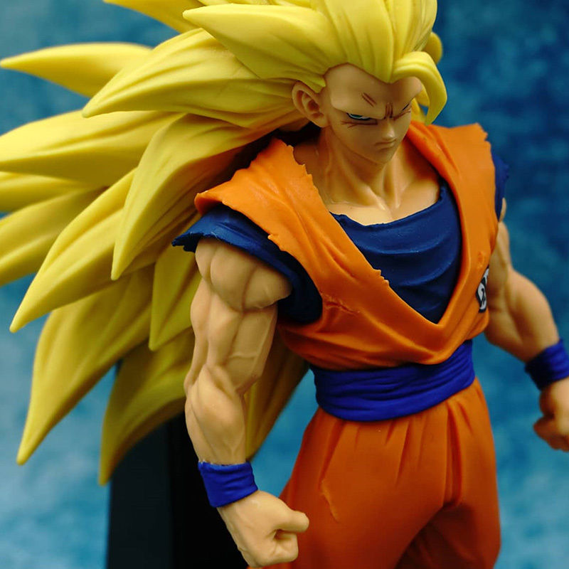 Dragonball Z Super Saiyan 3 Son Gokou Goku Action Figure Home Toy Kids