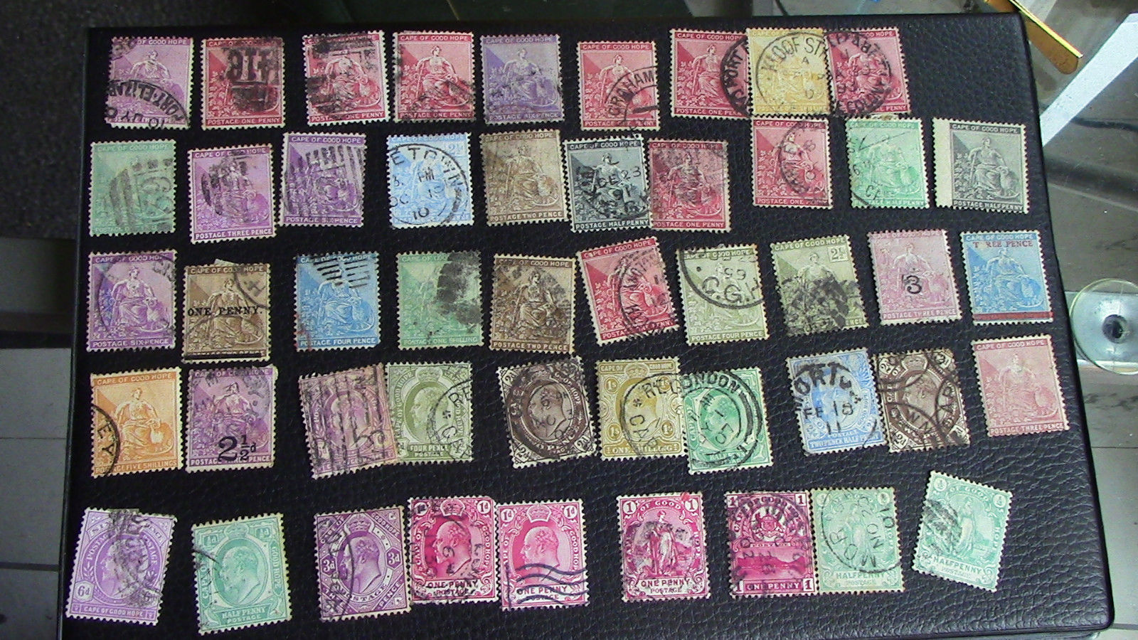 Lot 49 Timbres stamps Cap bonne espérance cap good hood use + Neuf 1872 à 1894