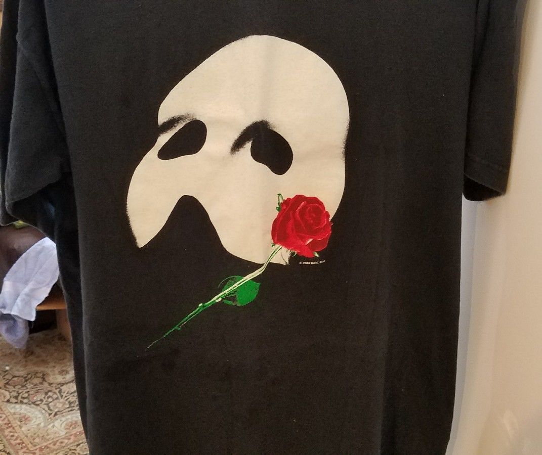 vintage The Phantom Of The Opera t-shirt 1986 XL excellent condition*